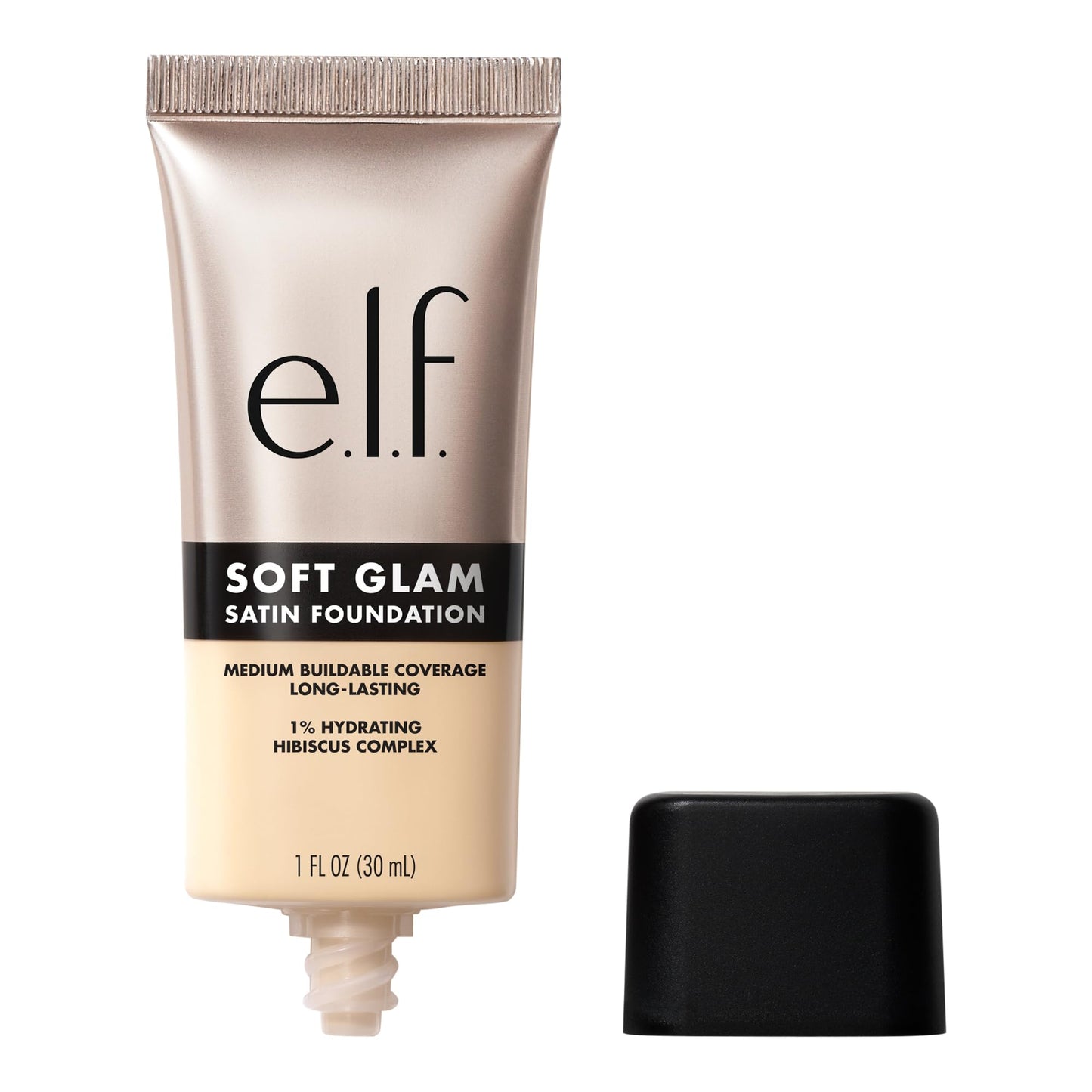 e.l.f. Soft Glam Foundation, Medium Coverage, Long-Lasting & Buildable Foundation For A Smooth, Satin Finish, Vegan & Cruelty-Free, 10 Fair Cool