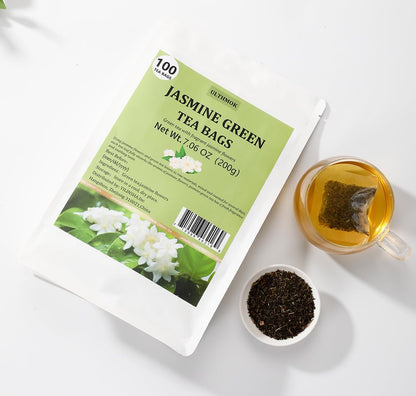 Premium 50 Mullein Leaf Tea Bags. Made with 100% Pure Mullein Leaves, for Lungs Cleanse and Respiratory Support, No Flavoring & No Additives & Caffeine Free.