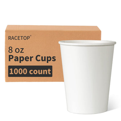 [100 Pack] 3 oz Bathroom Paper Cups, Disposable Paper Cups, Mouthwash Cups, Paper Coffee Cups, Ideal for Bathroom