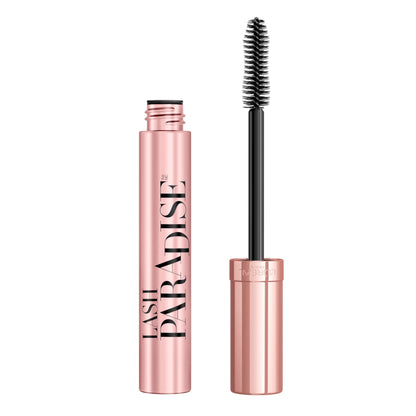 L'Oreal Paris Voluminous Makeup Lash Paradise Mascara, Voluptuous Volume, Intense Length, Feathery Soft Full Lashes, No Flaking, No Smudging, No Clumping, Blackest Black, 1 Count