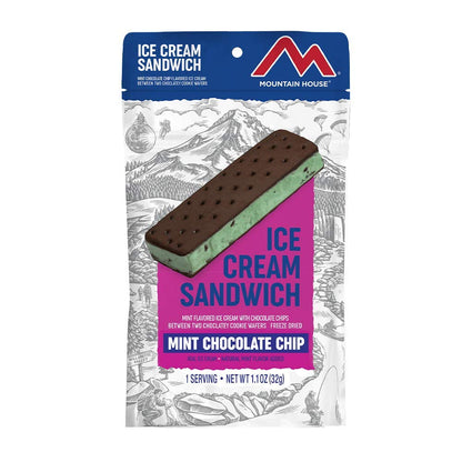 Mountain House Vanilla Ice Cream Sandwich | Freeze Dried Backpacking & Camping Food | 1 Serving