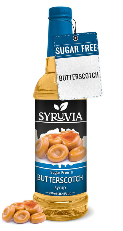 Syruvia Sugar-Free Lavender Syrup (25.4 fl oz) - Delicate Floral Bliss with Zero Added Sugar – Kosher, Gluten-Free, Perfect for Enhancing Beverages, Desserts, and Culinary Creations