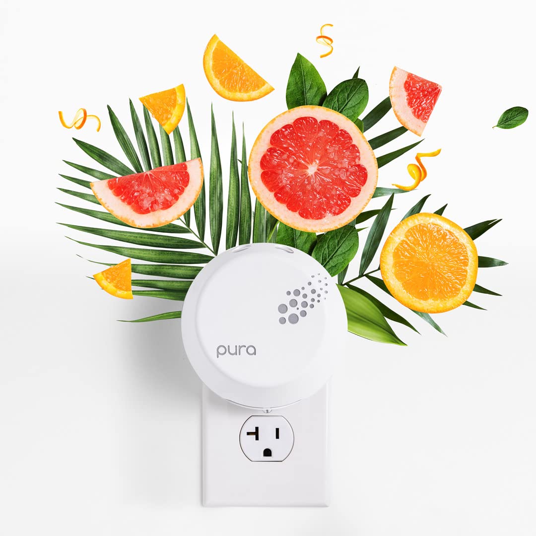 Capri Blue Volcano Pura Smart Home Plug-in Diffuser Refills – Capri Blue Pura Refills – Pura Diffuser Refills with a Tropical, Citrus Scent – Long-Lasting Aromatherapy Diffuser Refills (Pack of 2)