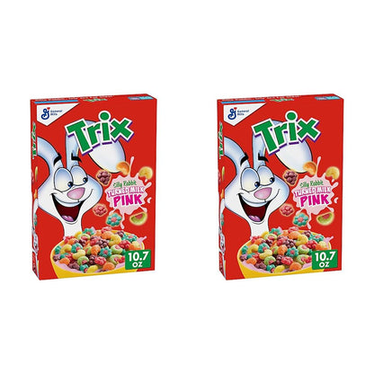 Trix Fruity Breakfast Cereal, 6 Fruity Shapes, Whole Grain, 10.7 OZ