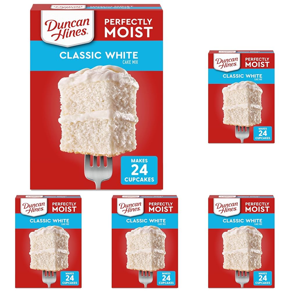 Duncan Hines Classic Cake Mix, White, 15.25 oz