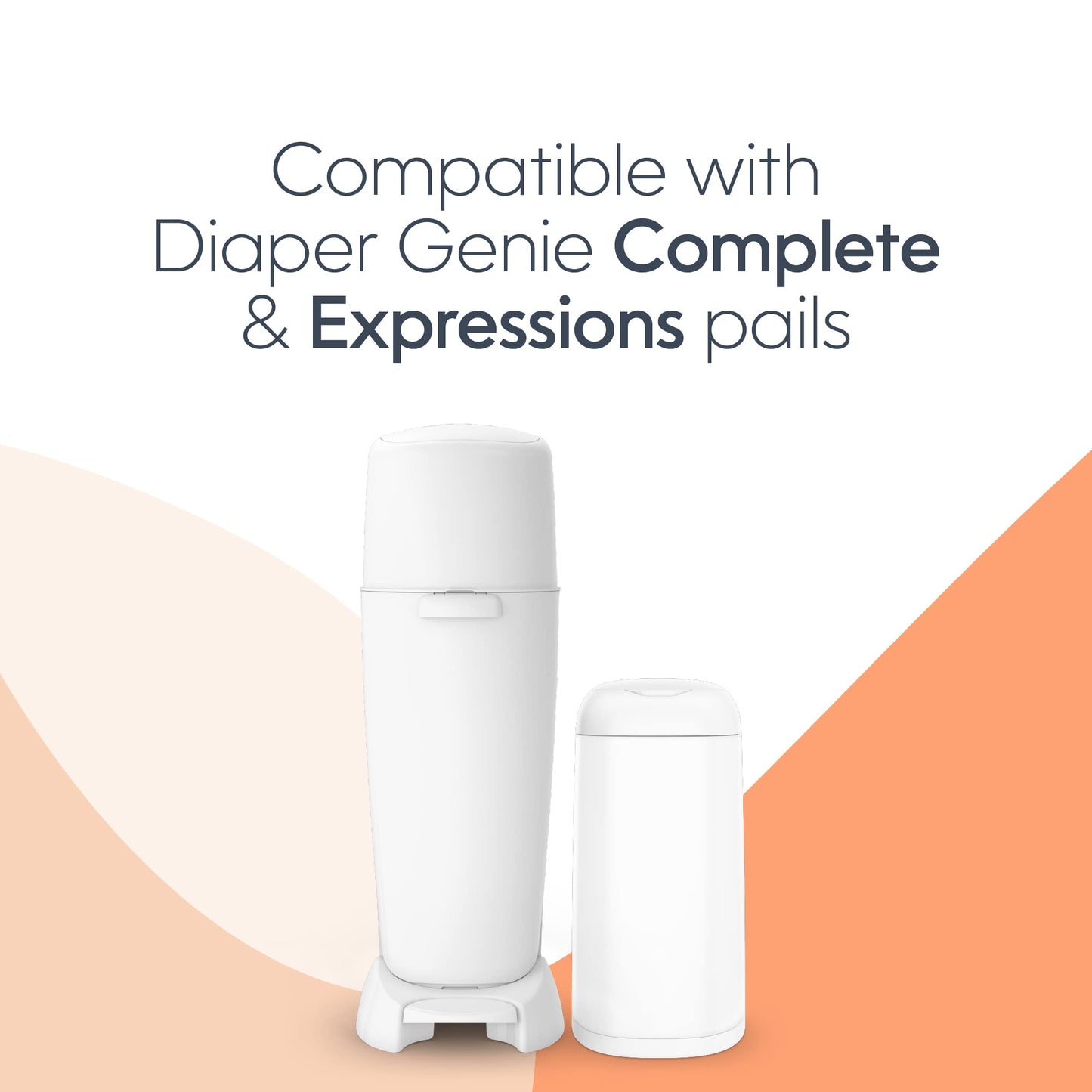 Diaper Genie Bags Refills 270 Count (Pack of 3) Clean Laundry Scent | Diaper Pail Refills with Max Odor Lock | Holds up to 810 Newborn Diapers