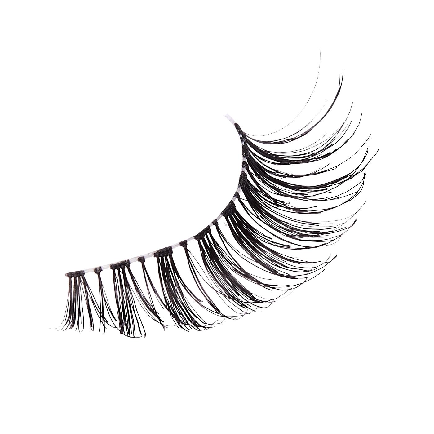 KISS So Wispy, False Eyelashes, Style #11', 12 mm, Includes 5 Pairs Of Lashes, Contact Lens Friendly, Easy to Apply, Reusable Strip Lashes, Glue On, Mulitpack