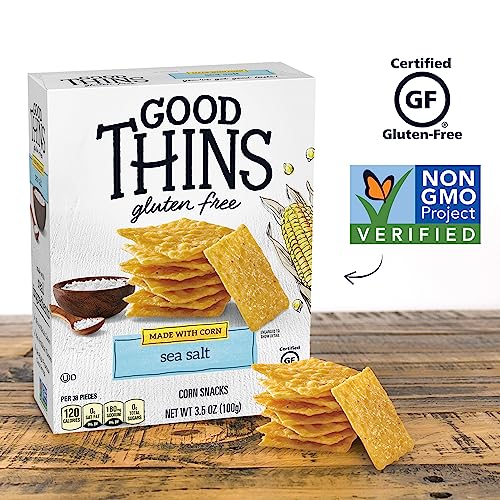 Good Thins Simply Salt Rice Snacks Gluten Free Crackers, 3.5 oz