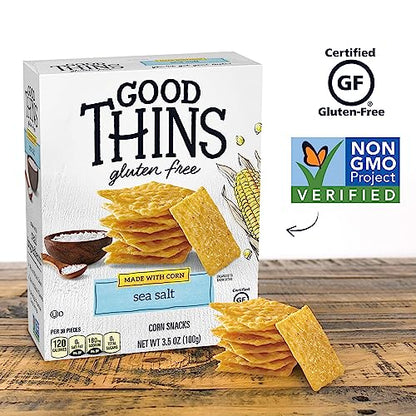 Good Thins Simply Salt Rice Snacks Gluten Free Crackers, 3.5 oz