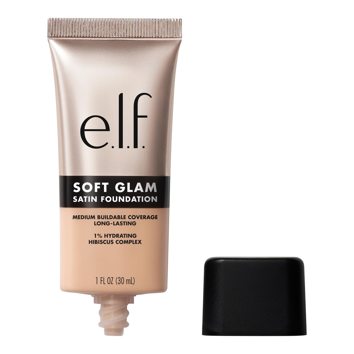 e.l.f. Soft Glam Foundation, Medium Coverage, Long-Lasting & Buildable Foundation For A Smooth, Satin Finish, Vegan & Cruelty-Free, 10 Fair Cool