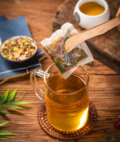 Premium 50 Mullein Leaf Tea Bags. Made with 100% Pure Mullein Leaves, for Lungs Cleanse and Respiratory Support, No Flavoring & No Additives & Caffeine Free.