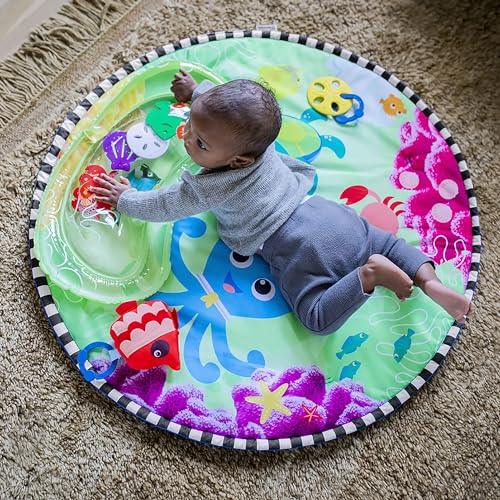 Baby Einstein 4-in-1 Kickin' Tunes Music and Language Play Gym and Piano Tummy Time Activity Mat