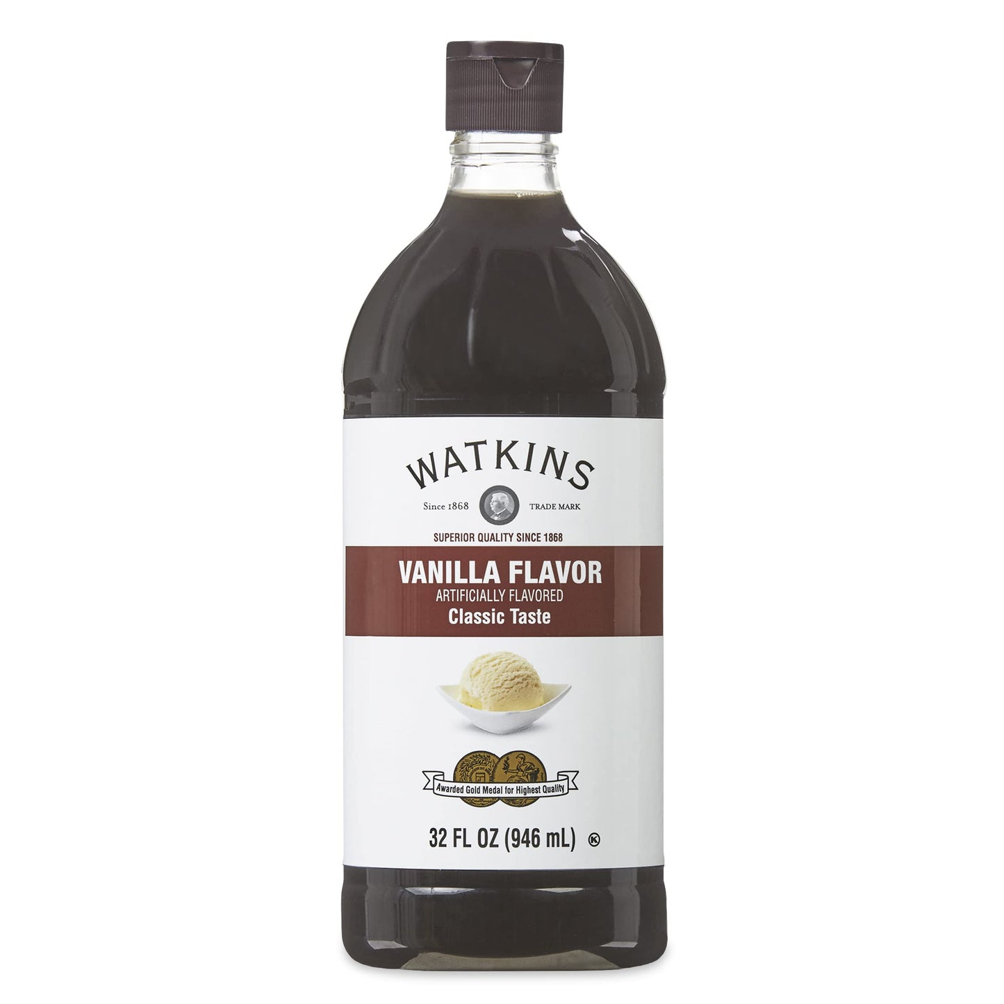 Watkins All Natural Original Gourmet Baking Vanilla, with Pure Vanilla Extract, 11 Fl Oz (Pack of 1) - Packaging May Vary