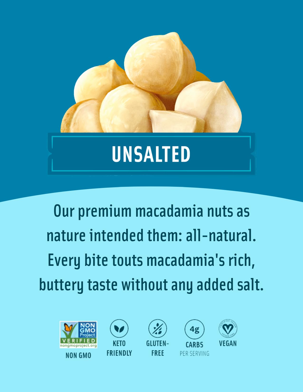 Mauna Loa Premium Hawaiian Roasted Macadamia Nuts, Sea Salt Flavor, 8 Oz