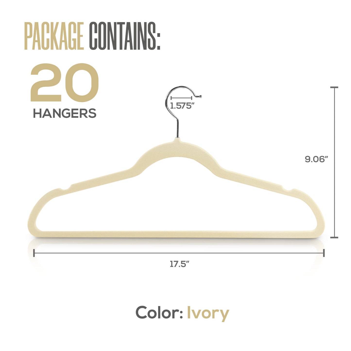 Utopia Home Velvet Hangers 50 Pack - Non-Slip Clothes Hangers - Black Hangers - Suit Hangers with 360 Degree Rotatable Hook - Heavy Duty Coat Hangers - Pants Hangers