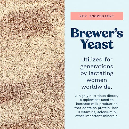 Mommy Knows Best Brewer's Yeast Powder for Breastfeeding Support, Gluten-Free, 15 oz