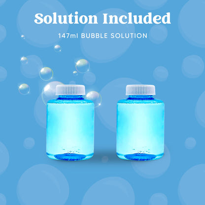 JOYIN 2 Kids Bubble Gun with 2 Bottles Bubble Refill Solution, Bubble Guns kids 4-8, Bubble Machine Gun for Toddlers 1-3, Bubble Gun Blaster Party Favors, Summer Toy, Outdoors, Easter, Birthday Gift