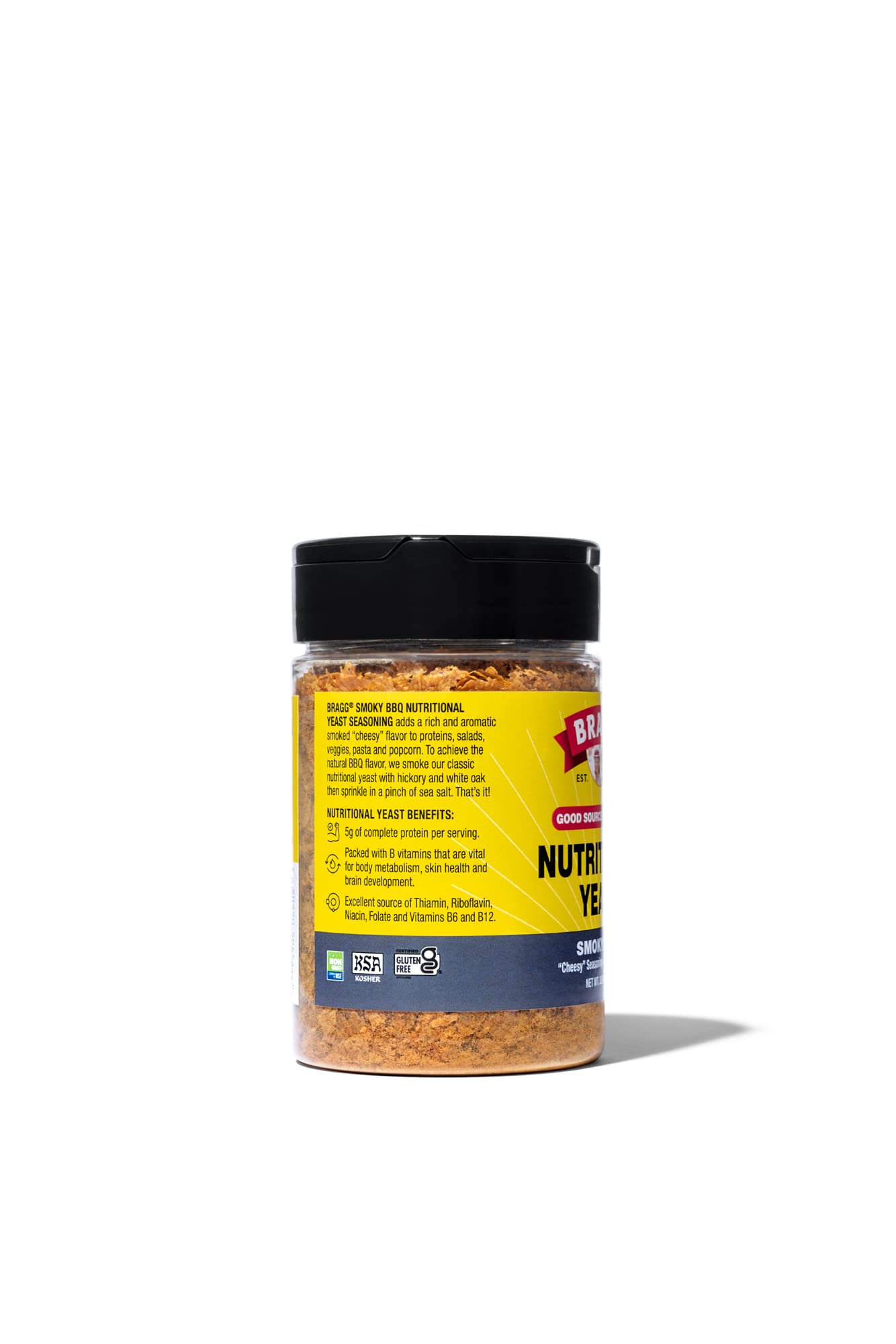 Bragg Premium Nutritional Yeast Seasoning - Vegan, Gluten Free – Good Source of Protein & Vitamins – Nutritious Savory Parmesan Cheese Substitute (Original, 12 Ounce (Pack of 1))