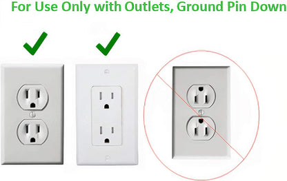 Sleek Socket Original & Patented Ultra-Thin Outlet Covers Extender with Cord Concealer Kit, Flat Extension Cord with Multiple Outlets, 3-Ft, Universal Size, Ideal for Kitchens & Behind Furniture