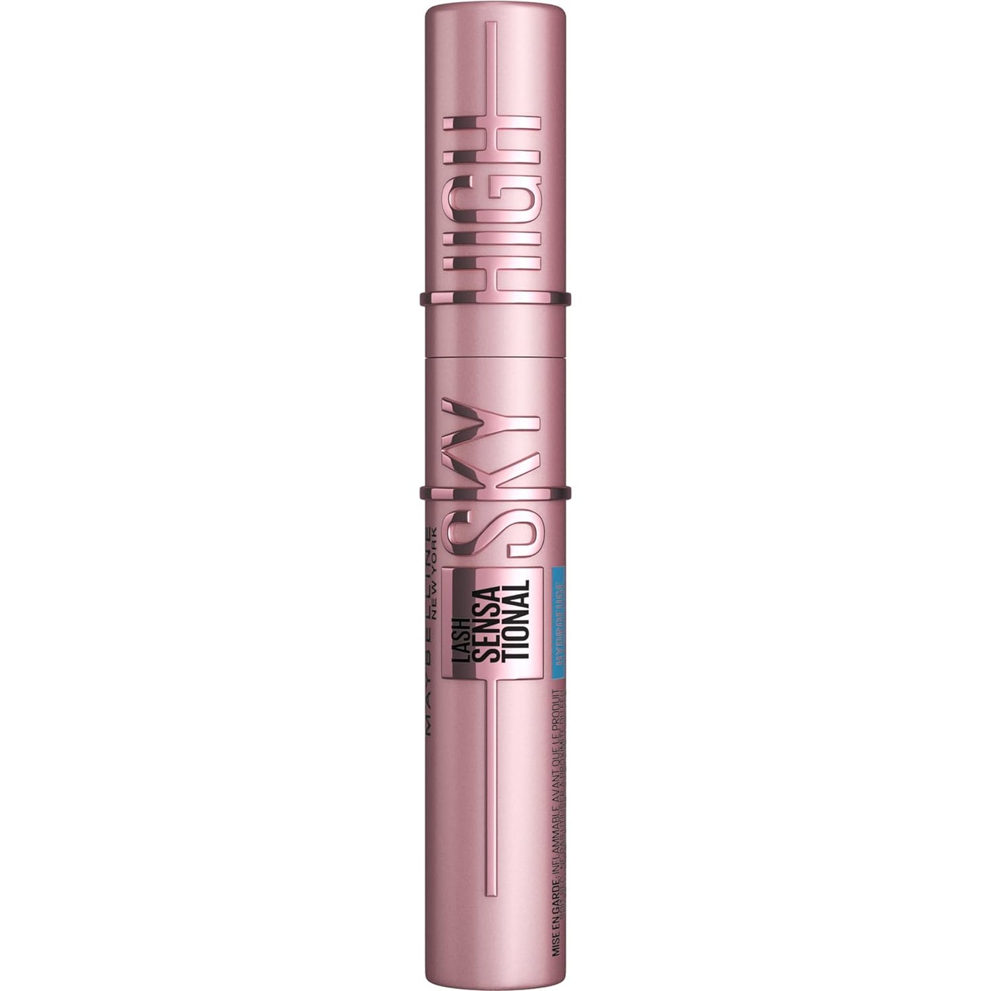 Maybelline Lash Sensational Sky High Waterproof Mascara Makeup, Volumizing, Lengthening, Defining, Curling, Multiplying, Buildable Formula, Very Black, 1 Count