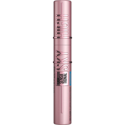 Maybelline Lash Sensational Sky High Waterproof Mascara Makeup, Volumizing, Lengthening, Defining, Curling, Multiplying, Buildable Formula, Very Black, 1 Count