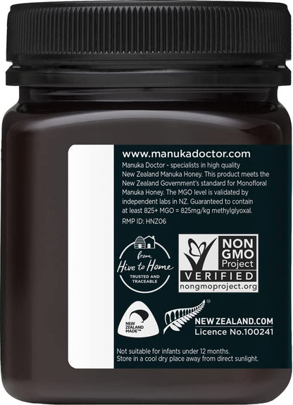 MANUKA DOCTOR - Raw Manuka Honey MGO 30+ SQUEEZY, 100% Pure New Zealand Honey. Certified. Guaranteed. RAW. Non-GMO (10.58 oz)