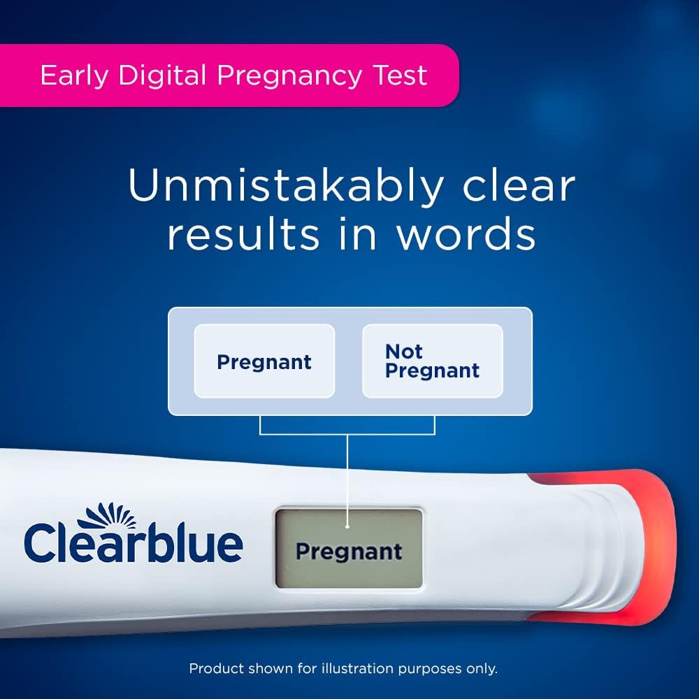 Clearblue Triple Assurance Pregnancy Test Kit, Home Pregnancy Tests, 3 Ways to Test, 3 Ct