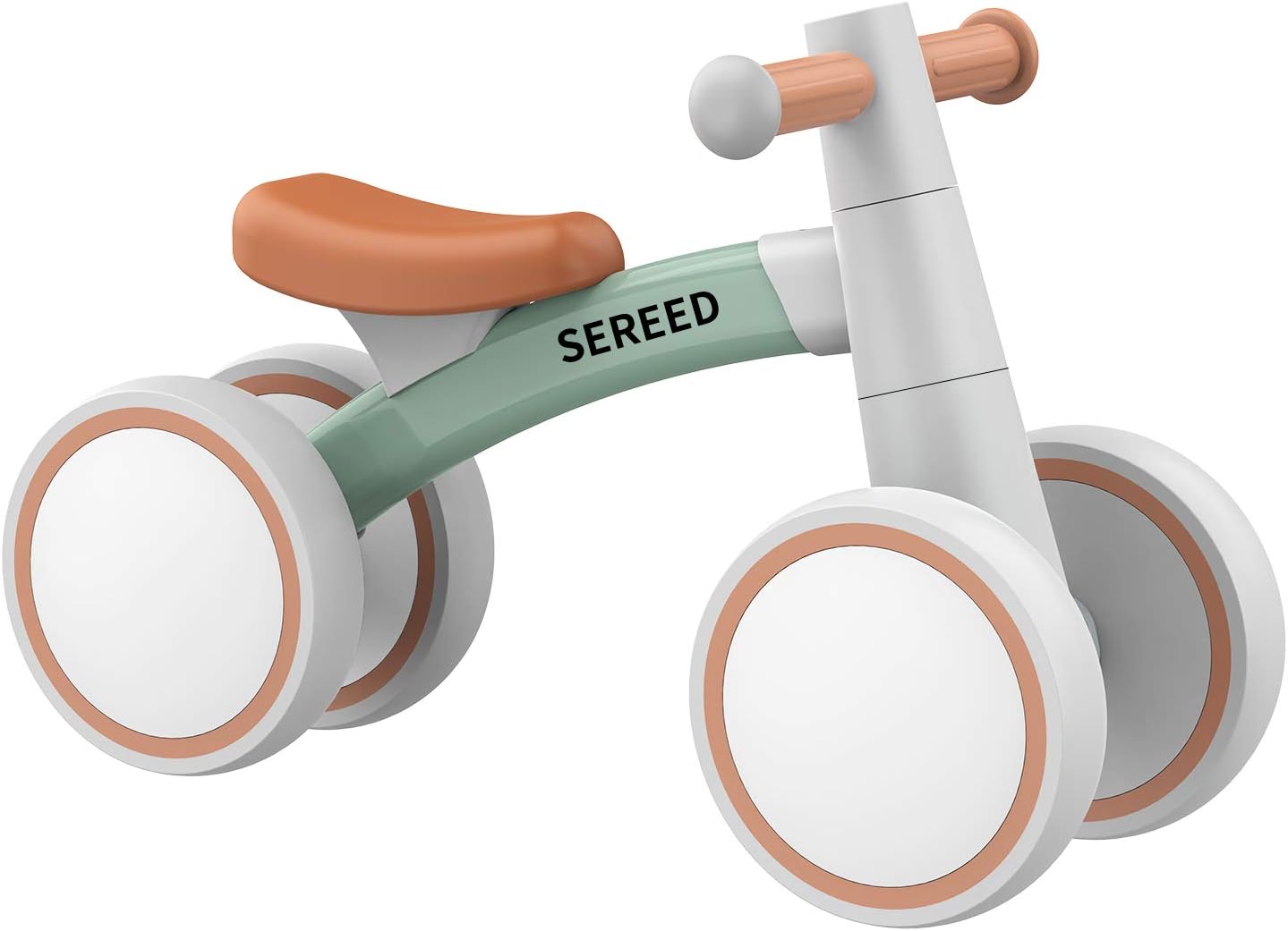 SEREED Baby Balance Bike for 1 Year Old Boys Girls 12-24 Month Toddler Balance Bike, 4 Wheels Toddler First Bike, First Birthday Gifts