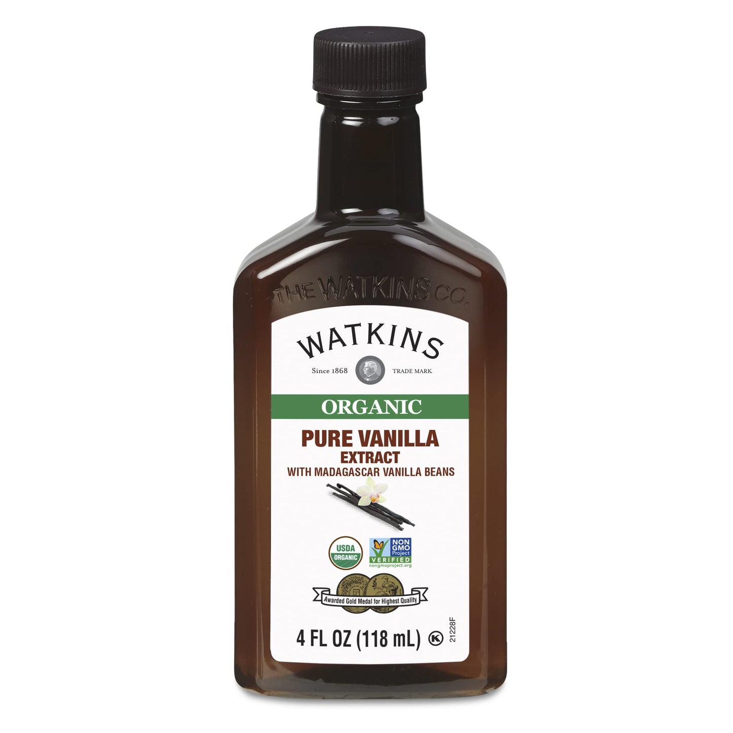 Watkins All Natural Original Gourmet Baking Vanilla, with Pure Vanilla Extract, 11 Fl Oz (Pack of 1) - Packaging May Vary