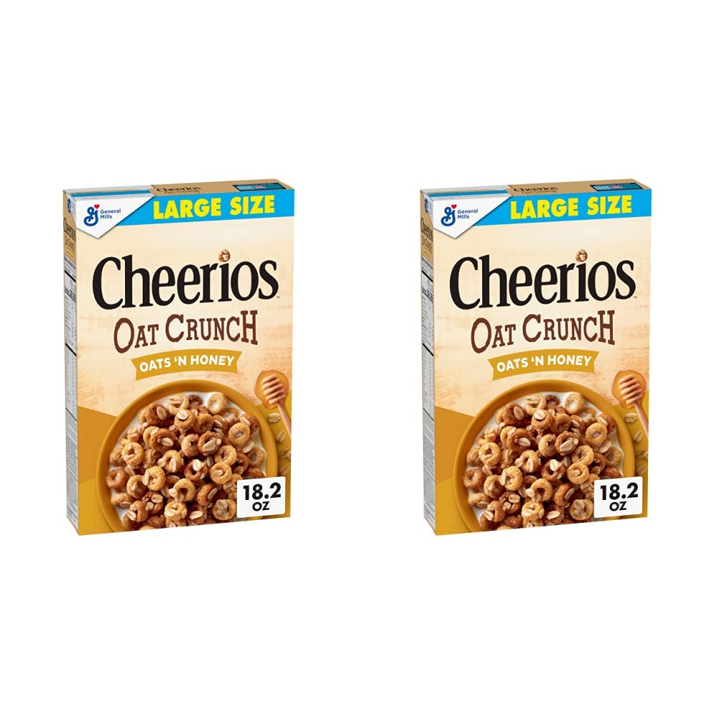 Honey Nut Cheerios Heart Healthy Cereal Cup, 1.8 OZ Single Serve Cereal Cup (Pack of 12)