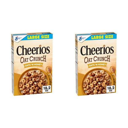 Honey Nut Cheerios Heart Healthy Cereal Cup, 1.8 OZ Single Serve Cereal Cup (Pack of 12)