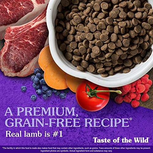 Taste of the Wild High Prairie Canine Grain-Free Recipe with Roasted Bison and Venison Adult Dry Dog Food, Made with High Protein from Real Meat and Guaranteed Nutrients and Probiotics 28lb