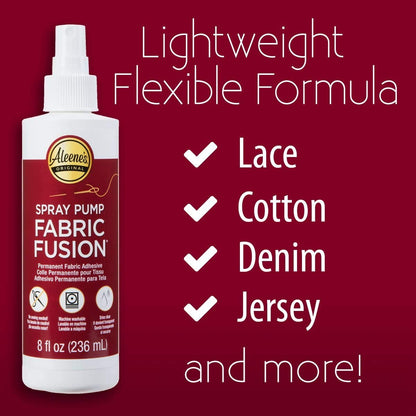 Aleene's Fabric Fusion Permanent Fabric Adhesive 3-Pack, 4 oz.