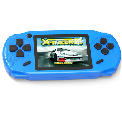 16 Bit Handheld Games for Kids Adults 3.0'' Large Screen Preloaded 100 HD Classic Retro Video Games USB Rechargeable Seniors Electronic Game Player Birthday Xmas Present (Blue)