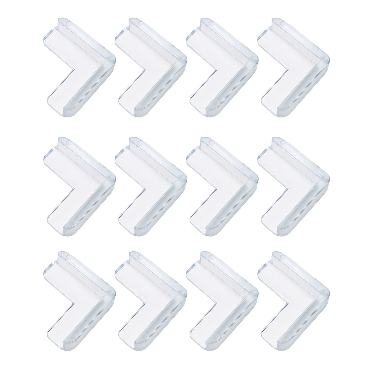 8 Pack Corner Protector for Baby, Clear Furniture Corner Guard & Edge Safety Bumpers for Table Edges & Sharp Corners - Baby Proofing (L Shape)