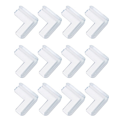 8 Pack Corner Protector for Baby, Clear Furniture Corner Guard & Edge Safety Bumpers for Table Edges & Sharp Corners - Baby Proofing (L Shape)