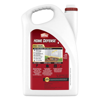 Ortho Home Defense Insect Killer for Indoor & Perimeter2 with Comfort Wand, Controls Ants, Roaches, and Spiders, 1.1 gal., 1 Pack