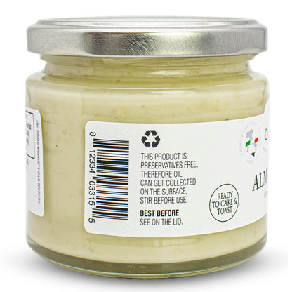 Pistachio Nut Butter Sweet Cream, 6.35 oz (180g), Sweet Sicilian Pistachio Cream Spread, Spreadable, Mix Well After Openiong,Pistachios from Sicily, Italy, No Palm Oil, Campo D'Oro