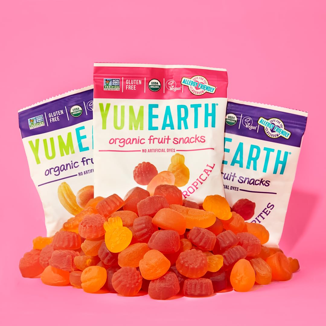 YumEarth Organic Fruit Snacks Box, 0.7 Ounce (Pack of 10)