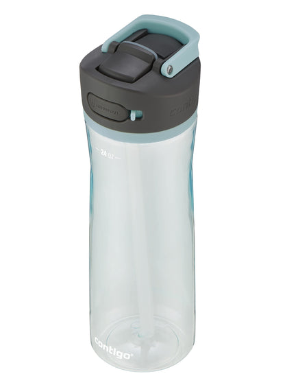 Contigo Ashland 2.0 Water Bottle with AUTOSPOUT Lid | Tritan Water Bottle, 24oz., 3 Pack, Juniper & Sake & Bubble Tea