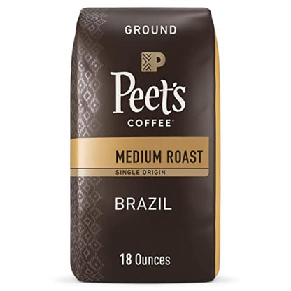 Peet's Coffee Major Dickason's Blend, Dark Roast Ground Coffee, 20 oz