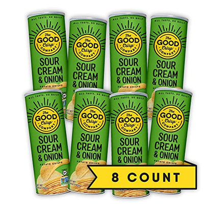 The Good Crisp Company, Good Crisps Minis (Original, 1.6 Ounce, Pack of 12) Non-GMO, Allergen Friendly, Potato Chip Snack Pack, Gluten Free Snacks