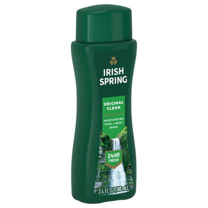 Irish Spring 5 in 1 Body Wash for Men, Men's Body Wash, Smell Fresh and Clean for 24 Hours, Conditions and Cleans Body, Face, and Hair, Made with Biodegradable Ingredients, 30 Oz Pump