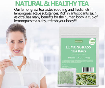 Premium 50 Mullein Leaf Tea Bags. Made with 100% Pure Mullein Leaves, for Lungs Cleanse and Respiratory Support, No Flavoring & No Additives & Caffeine Free.