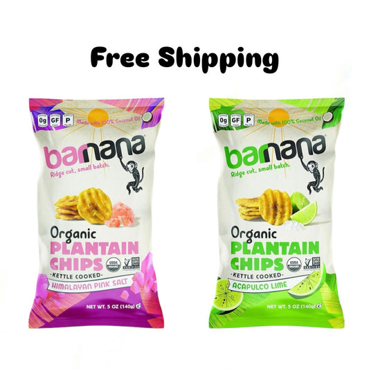 Barnana Organic Plantain Chips, 5 Oz (1 Pack)