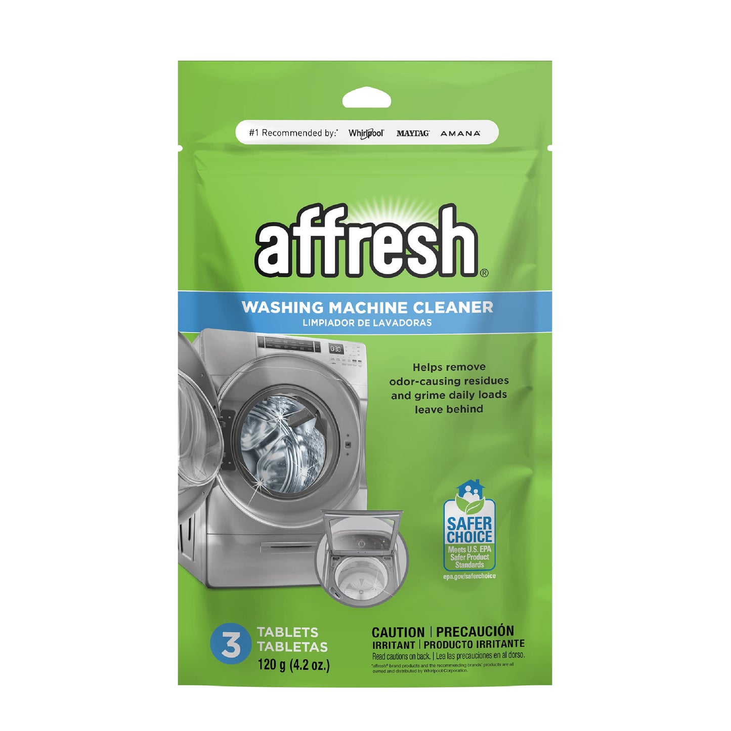 Affresh Washing Machine Cleaner, Cleans Front Load and Top Load Washers, Including HE, 6 Tablets