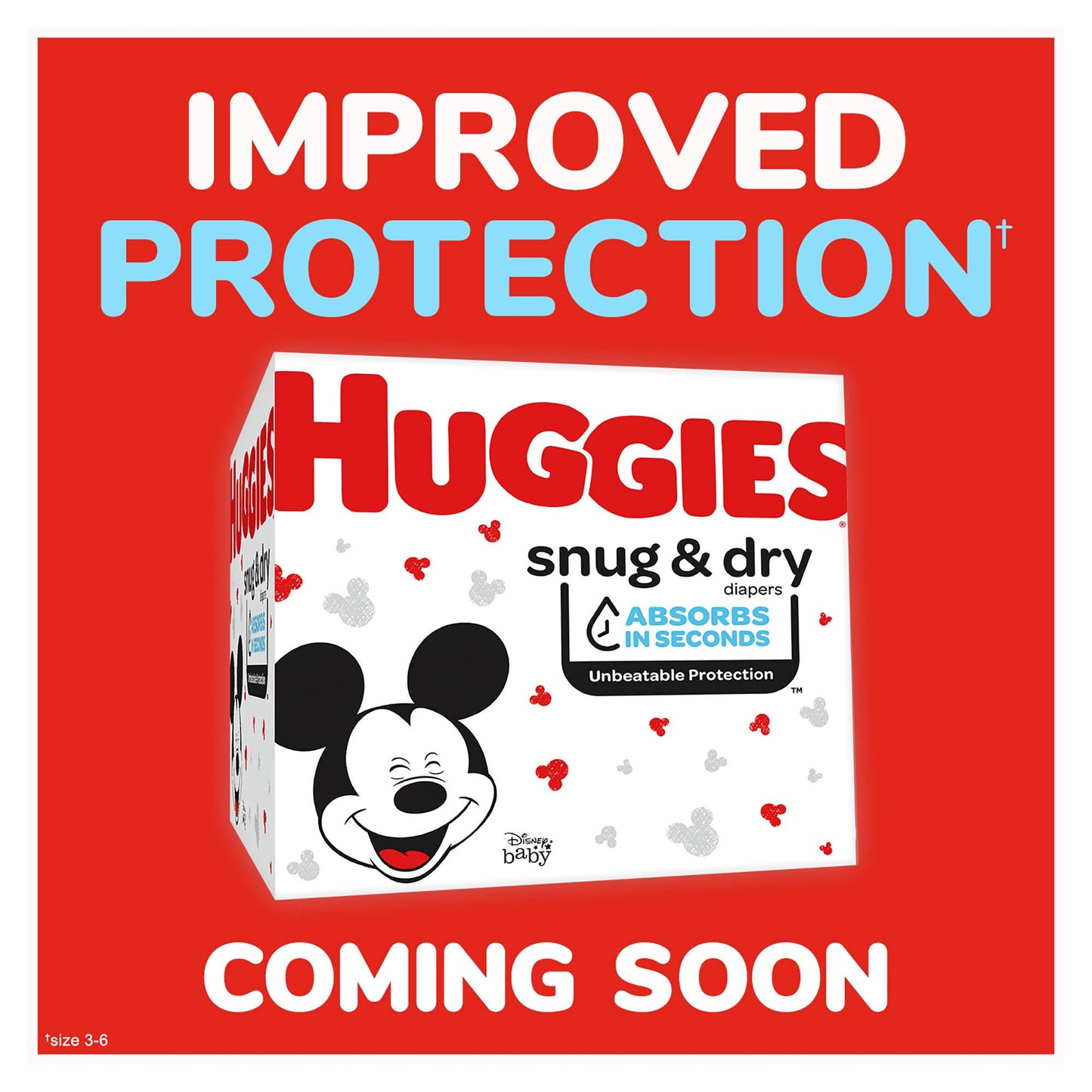 Huggies Size 2 Diapers, Snug & Dry Baby Diapers, Size 2 (12-18 lbs), 100 Count, Packaging May Vary