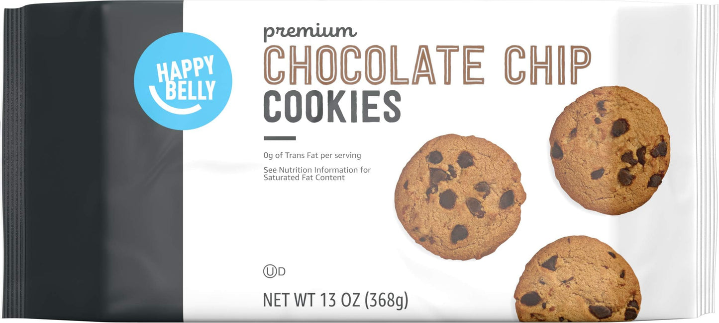 Amazon Brand - Happy Belly Premium Chocolate Chip Cookies