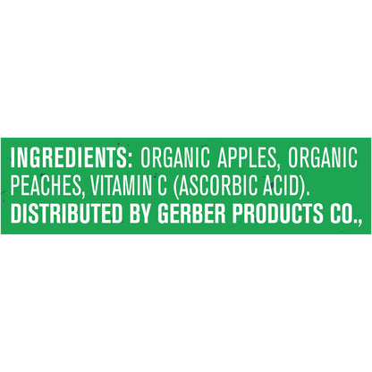 Gerber Organic Baby Food Pouches, 2nd Foods for Sitter, Fruit & Veggie Variety Pack, 3.5 Ounce (Set of 18)