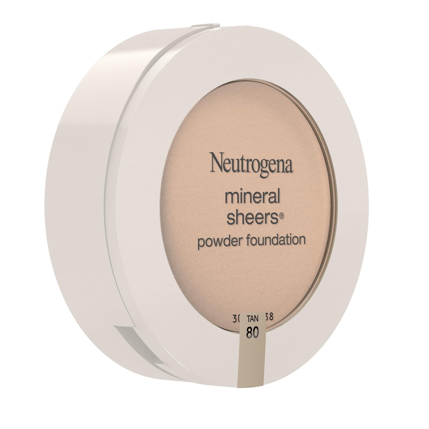 Neutrogena Mineral Sheers Compact Powder Foundation, Lightweight & Oil-Free Mineral Foundation, Fragrance-Free, Nude 40,.34 oz